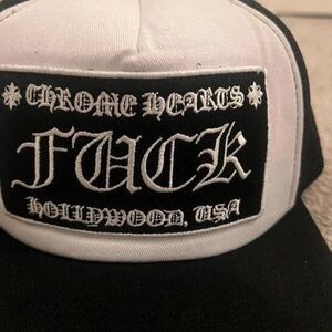 Chrome Hearts Monochrome Statement Cap